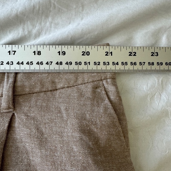 Old Navy Women's Linen Blend Beige/Tan Walking High-Rise Shorts Size XXL Beach - Picture 10 of 14